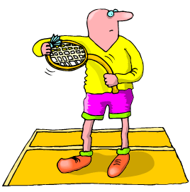 Badminton clip-art