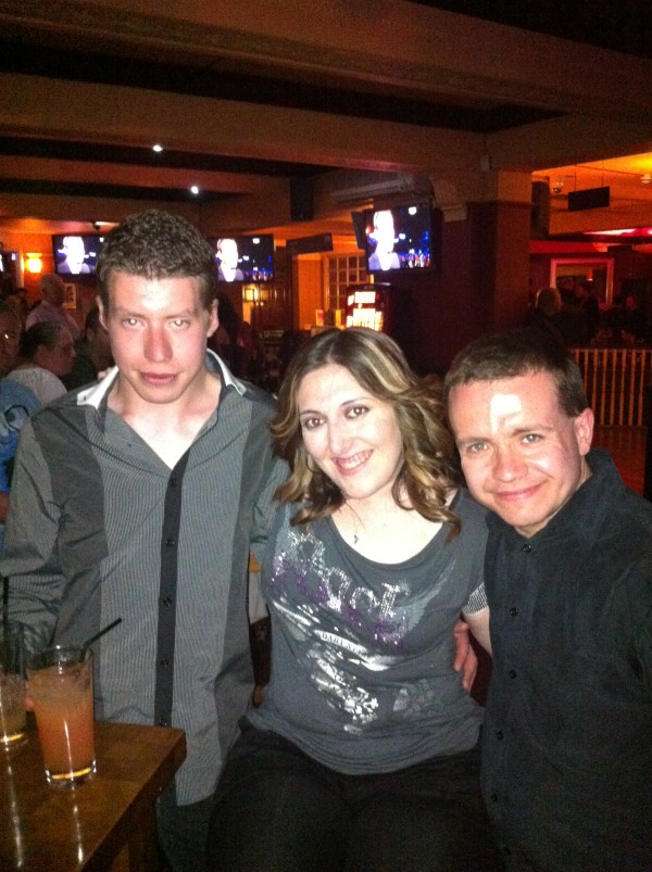 (Left to Right) Sam, Gemma, Simon.