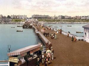 Clacton on Sea, just as it was when we went there! More or less.